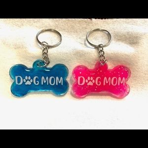Dog Mom - Acrylic keychain!